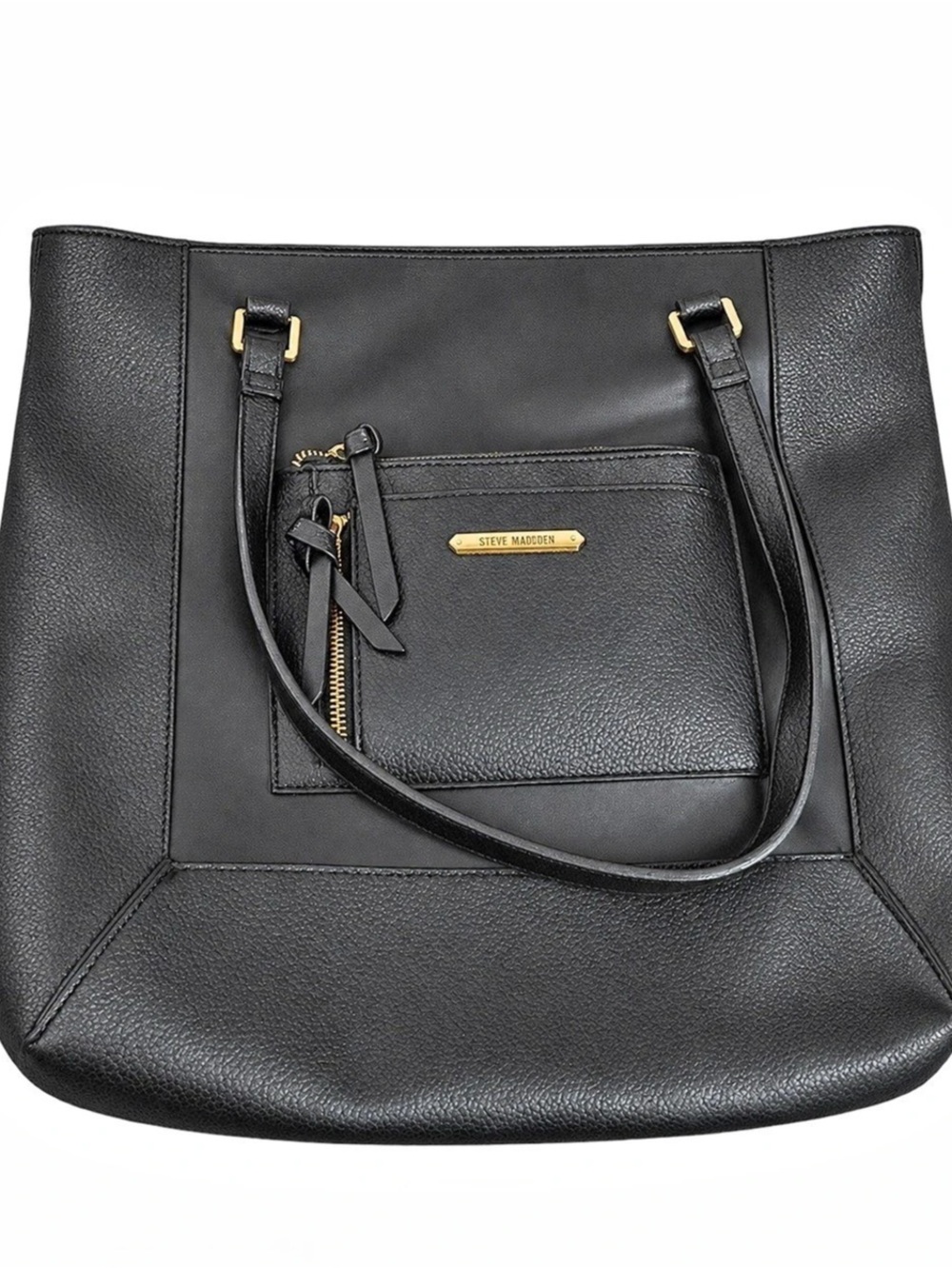 Steve Madden Black Tote Bag